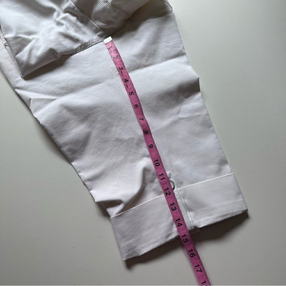 Sharagano Studio Tailored White Bermuda Shorts size 12 - Picture 8 of 8